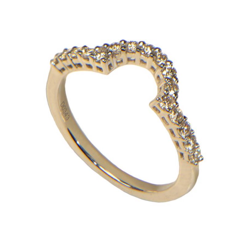 Vorsteckring Memoryring Weissgold 1