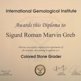 Colored Stone Grade Farbedelsteine Gutachter