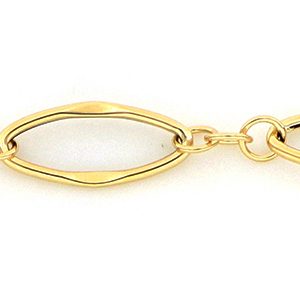 Goldarmband UNOAERRE Kreis Ring Gelbgold