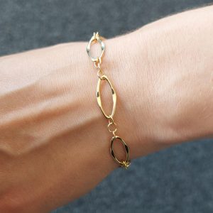 Goldarmband kaufen UNOAERRE Ring Kreis Gelbgold