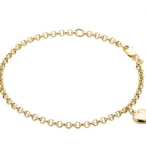 Goldarmband „Herz“ UNOAERRE Gelbgold 18K