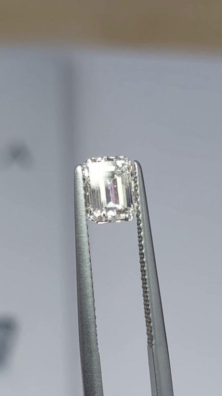 1.33 ct. Diamant Smaragdschliff Web GIA bg web