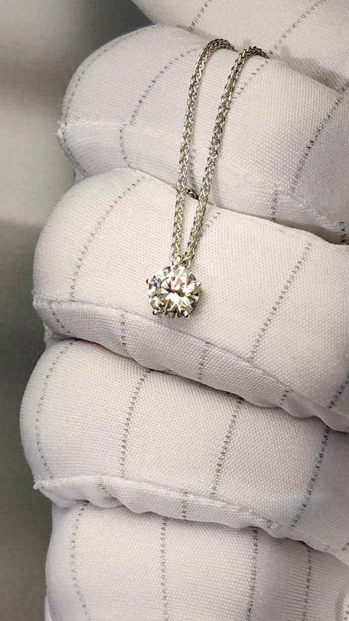 Brillant Anhänger 5 Krappen filigran