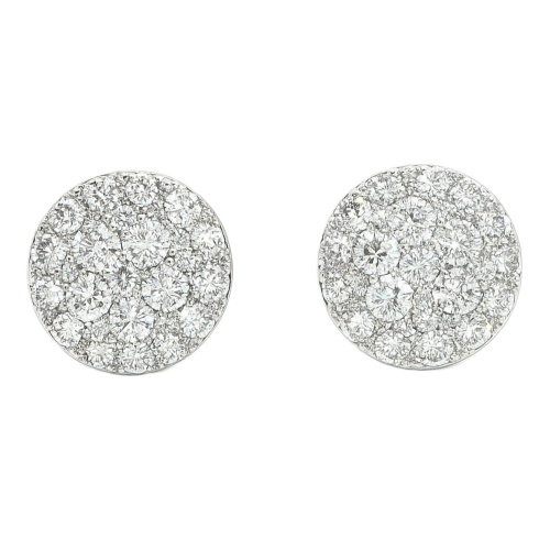 Ohrstecker Illusion 18K Weissgold TS22_1.01 ct. 1025 Illusion RUND