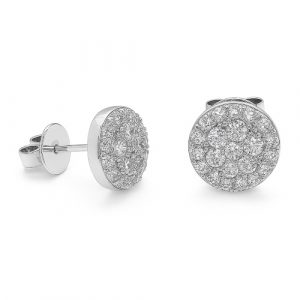 Ohrstecker Illusion 18K Weissgold TS22_1.01 ct. 1025 Illusion RUND