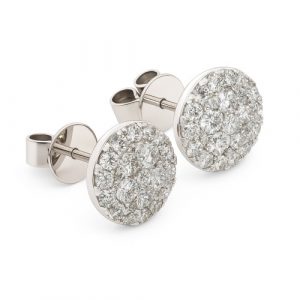 Ohrstecker Illusion 18K Weissgold TS22_1.01 ct. 1025 Illusion RUND