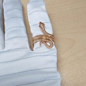 Ring Schlange Gelbgold 585 14K