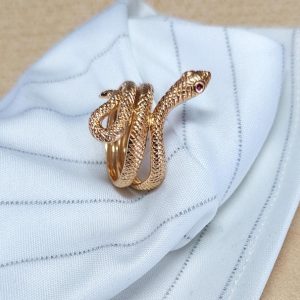 Ring Schlange Gelbgold 585