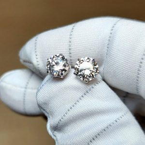 5 Krappen Ohrstecker GIA zertifiziert