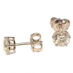 Diamant Ohrstecker 5 Krappen Weissgold