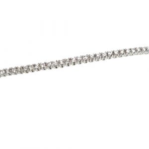 Tennis Diamant Armband 2,08 ct. synthetische Diamanten oder natürliche Diamanten