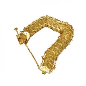 Armband Münzen 22k 916 Türkisch Arabisch Dubai Indisch Gelbgold Münzarmband