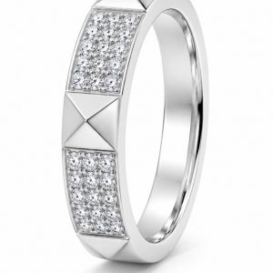 Diamant Ring, Diamantring, Weissgold, 750, 18K