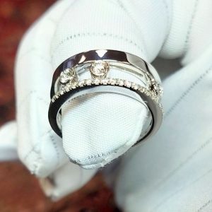 Diamantring schwebend beweglich Brillanten 0,40 ct web