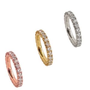 Memoire Ring Diamant 3 Farben 2 ct.