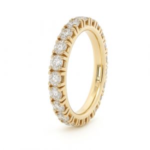 Memory Ring 2 ct. Anfertigung 18K Gelbgold