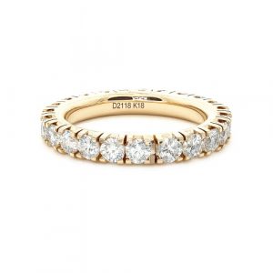 Memory Ring 2 ct. Anfertigung 18K Gelbgold