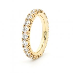 Memory Ring 2 ct. Anfertigung 18K Gelbgold