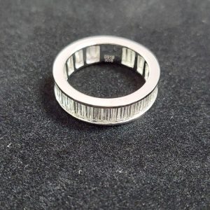 3 ct Baguette Diamantring Memory Memoire Eternity