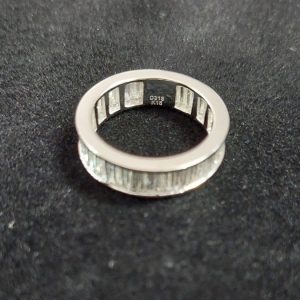 3 ct Baguette Diamantring Memory Memoire Eternity