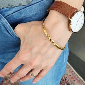 Goldarmreif 22k Gelbgold 916 elegant Dubai
