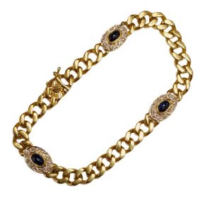 Armband 585 Saphir Diamant