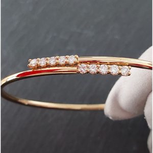 Lichtberg Armreif 0,76 ct. Gelbgold Diamant 18K