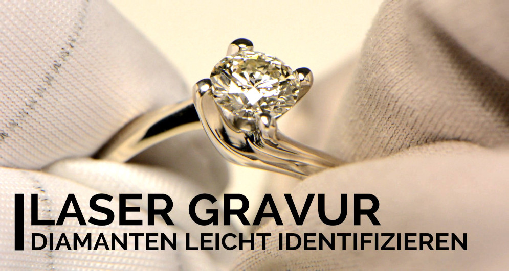 Diamant Zertifikat echt Lasergravur