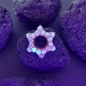 L7 Lichtberg Diamanten Anhänger Sonne David