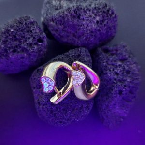 L9 Lichtberg Diamanten Ohrringe Gelbgold Herz