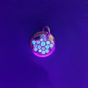 Lichtberg Gedanken Diamant Anhänger Gelbgold 18K