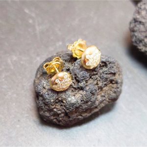 Lichtberg Ohrstecker Diamant rund Zauber Gelbgold