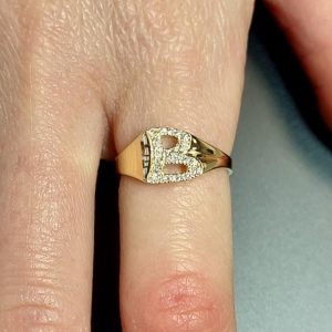 Lichtberg Ring B Gelbgold 18K
