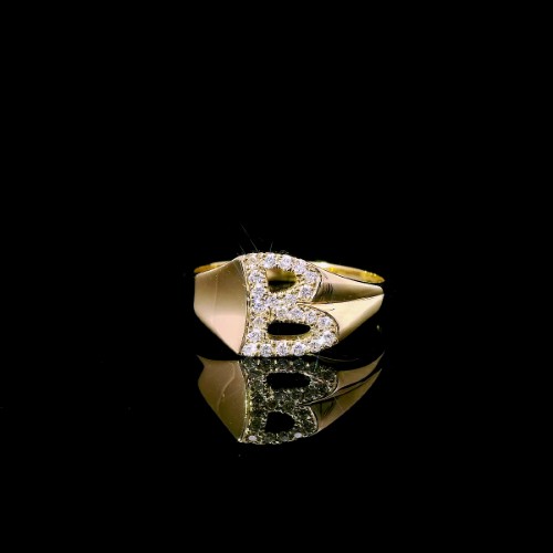 Lichtberg Ring B Gelbgold 18K s