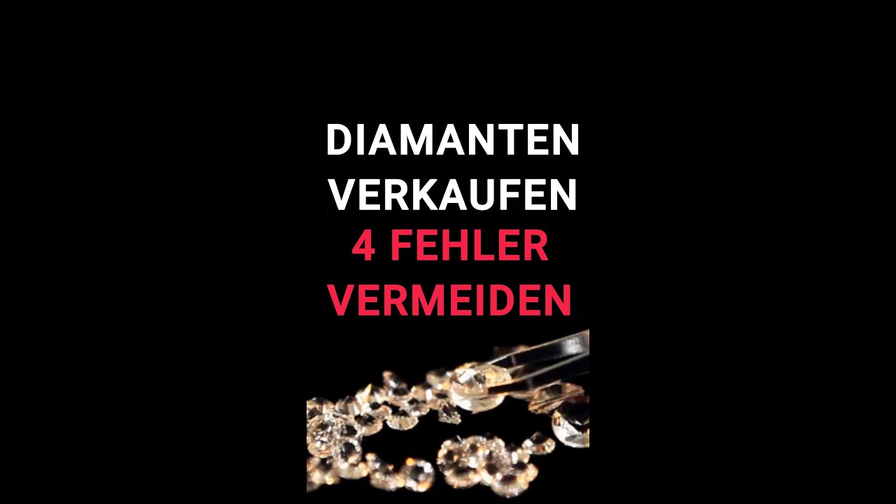 diamanten verkaufen 4 fehler ver