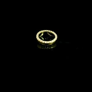 Diamant Anhänger "Ring" 0,26 ct. Gelbgold 18K