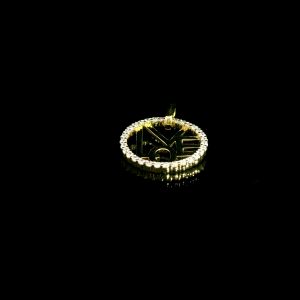 Diamant Anhänger "Love"  0,35ct. Gelbgold 18K