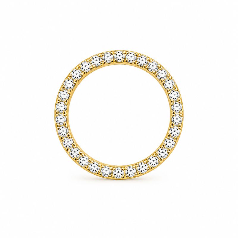 Diamant Anhänger, Diamantanhänger, Gelbgold, Gold, 750, 18K