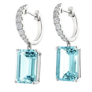 Ohrringe Hänger Creolen Aquamarin 33_40