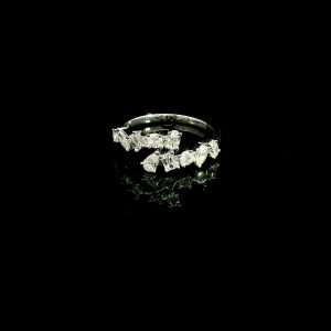 Diamant Ring 0,86 ct. Weissgold 18K