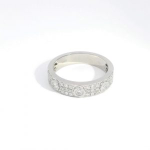 Diamant Ring 0,43 ct. Weissgold 18K