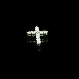Diamant Anhänger "Kreuz" 1,10 ct. Weissgold 18K