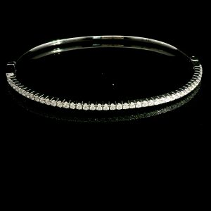 Diamant Armreif 0,56 ct. Weissgold 18K