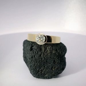 Diamant Ring 0,5 ct. Gelbgold