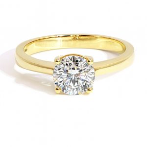 Amsterdam Ring Verlobung Gelbgold