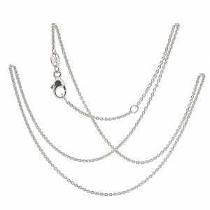 Ankerkette, Diamantiert, Goldkette, Kette, Weissgold, Gold, 750, 18K