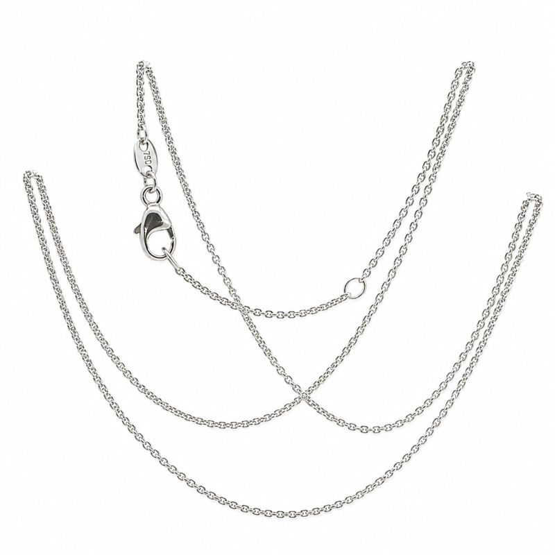 Ankerkette, Diamantiert, Goldkette, Kette, Weissgold, Gold, 750, 18K