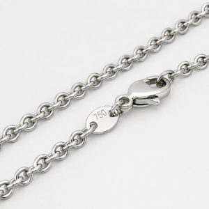 Ankerkette, Goldkette, Weissgold, Gold, 750, 18K