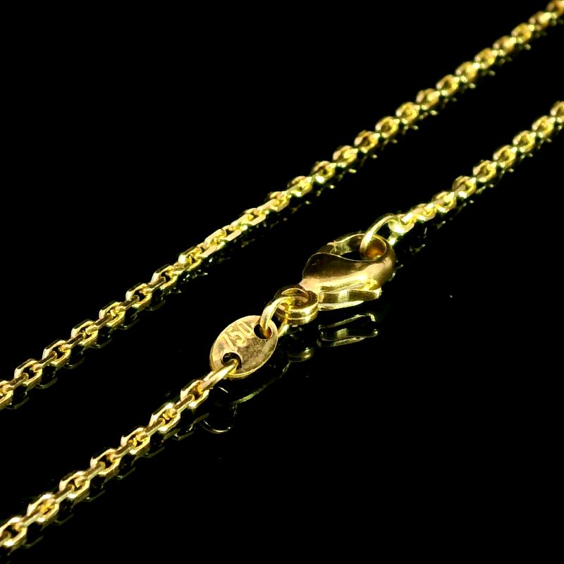 Ankerkette, Diamantiert, Goldkette, Gelbgold, Gold, 750, 18K