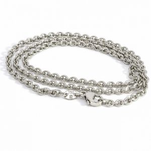 Ankerkette, Goldkette, Weissgold, Gold, 750, 18K